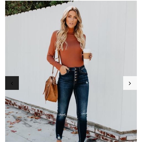 Tilley Frayed Ankle High Waisted Skinny Jean - Picture 4 of 6